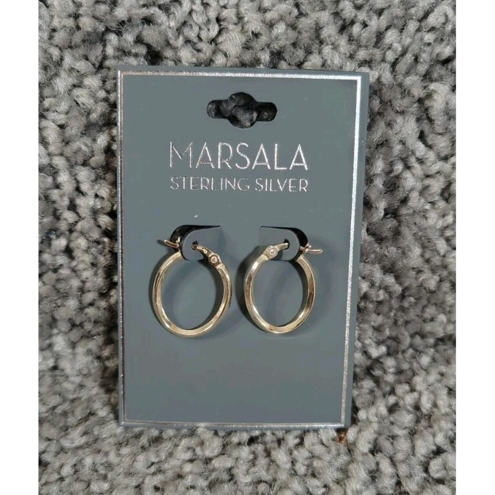 Marsala Earrings Sterling Silver